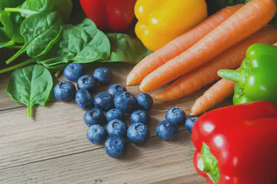 눈 건강에 좋은 다양한 채소와 과일