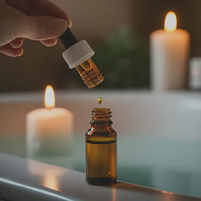 반신욕 효과를 높여주는 아로마 오일, 캔들 등 보조 용품들