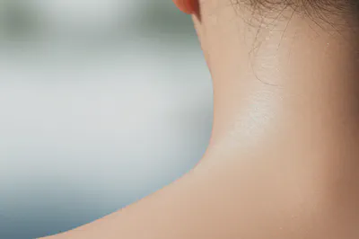 건강하고 윤기 나는 피부 질감