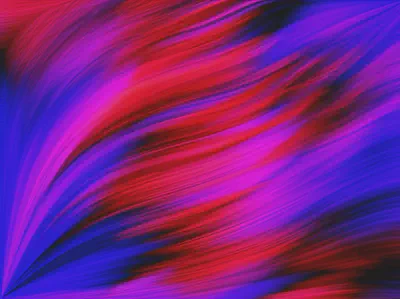 활력과 에너지를 상징하는 추상적인 색상 흐름