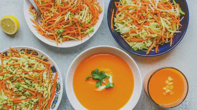 당근 효능을 즐기는 다양한 방법들입니다.