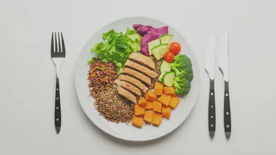 근육 성장을 위한 균형 잡힌 식단 예시