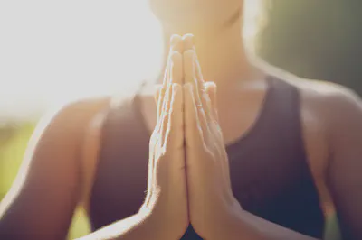 요가 수련의 평화로운 마무리