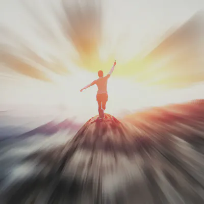 건강 목표 달성 후 자신감 있는 모습을 상징하는 이미지