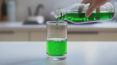 정확한 용량으로 클로로필을 준비하는 과정